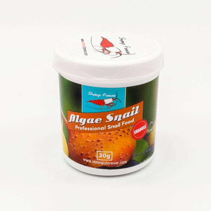 Shrimps forever Algae Snail 30gr - Cibo per lumache d'acquario onnivore