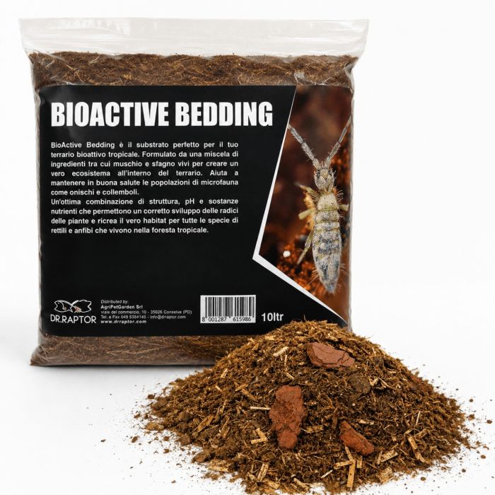 Dr.Raptor BioActive Bedding 10 Litri - Substrato Bioattivo