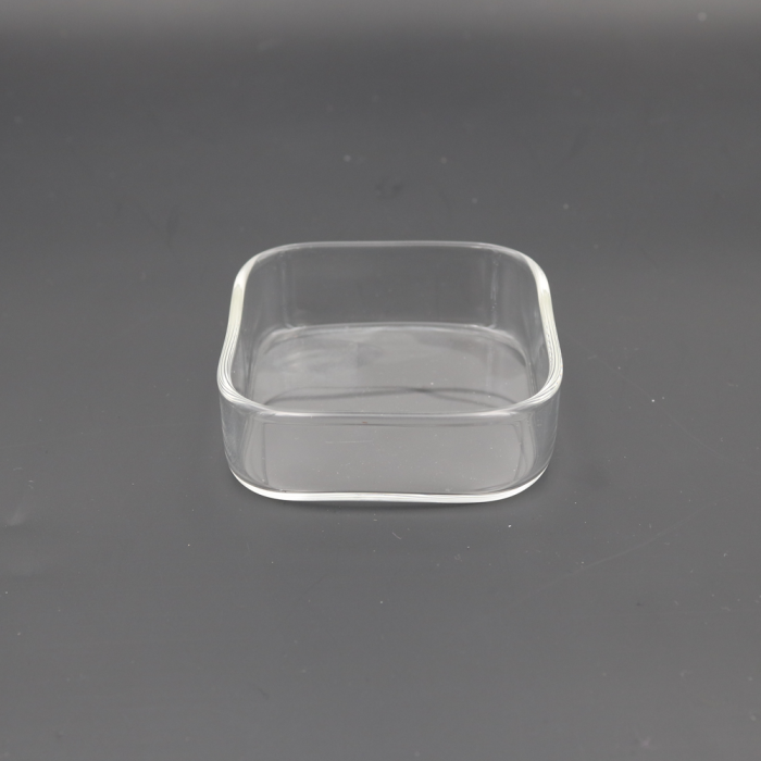 Ciotola per Cibo quadrata in Vetro - 6x6cm H2cm