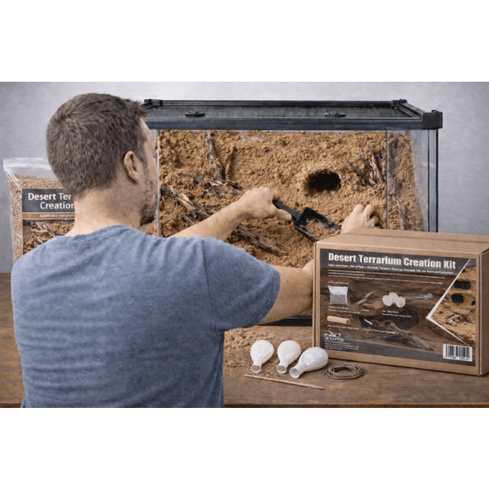 Desert Terrarium Creation Kit - Crea sfondi, pareti e tane naturali
