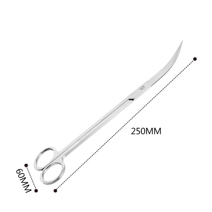 Forbice Elbow Cut 25cm - Forbice da acquascaping "Punta Curva"