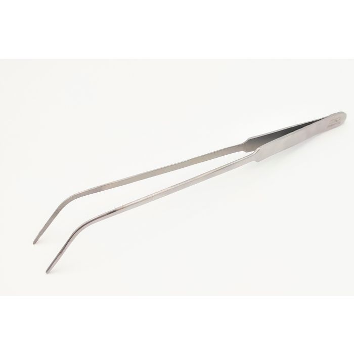 Pro pinsettes curved - Pinzette in acciaio inox per piante "punta curva" 27cm