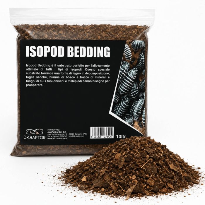 Dr.Raptor Isopod Bedding - Substrato per Isopodi 10Lt