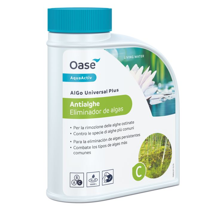 Oase - AquaActiv AlGo Universal Plus Antialghe universale per laghetto 500 ml