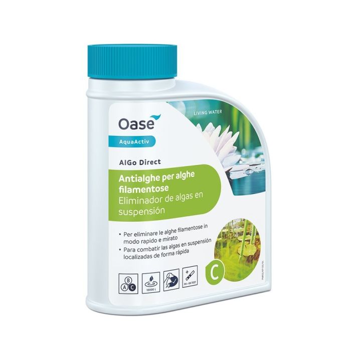 Oase - AquaActiv AlGo Direct Antialghe per alghe filamentose laghetto 500 ml