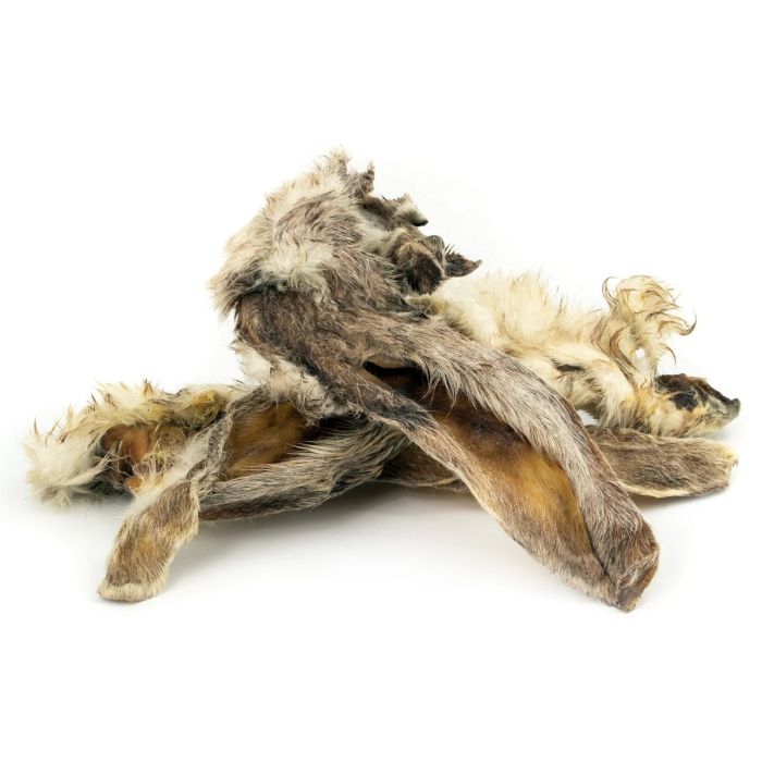 Orecchie di coniglio con pelo 100gr