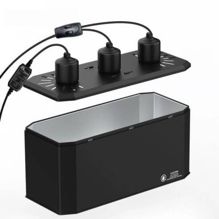 Plafoniera Tripla per Terrari con Timer Integrato