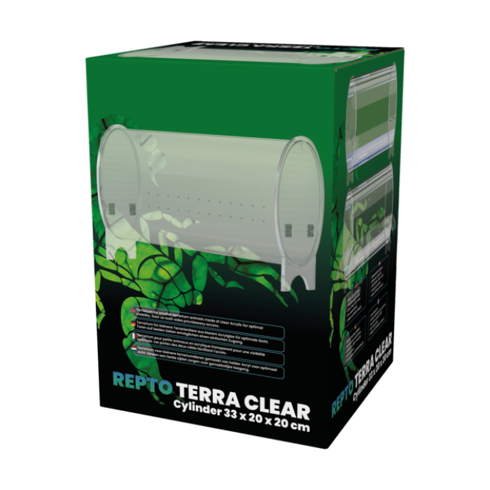 Repto Terra Clear Cylinder 33x20x20cm