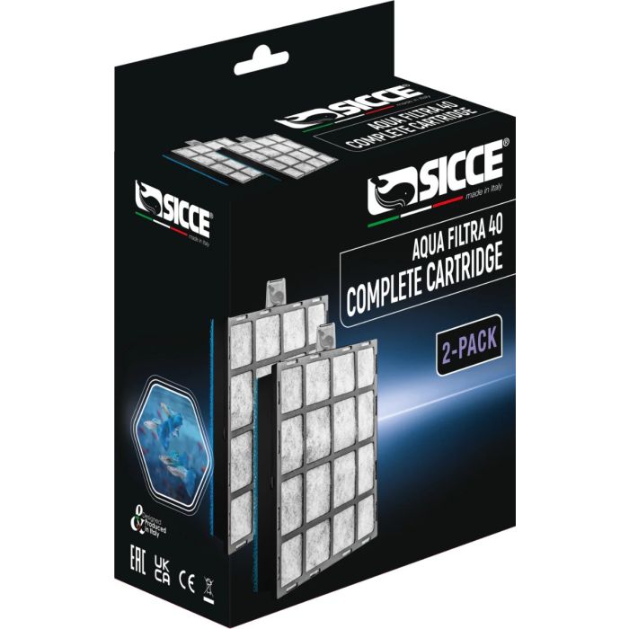 Sicce Ricambio Aqua Filtra 40 Cartuccia completa (2 pz)