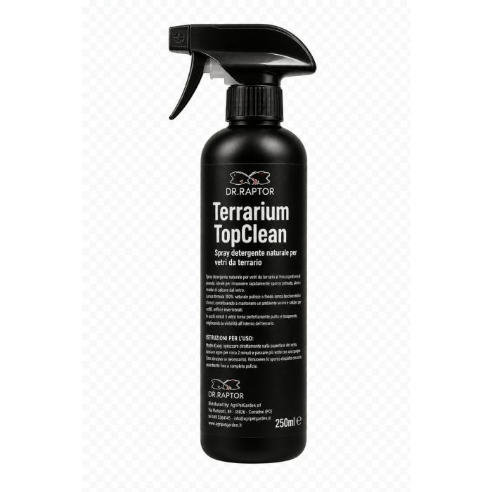 Terrarium TopClean - Spray detergente per vetri da terrario