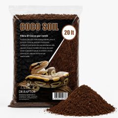 Dr.Raptor Coco Soil 20 Litri – Fibra di Cocco per Terrari Tropicali