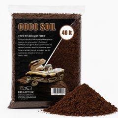 Dr.Raptor Coco Soil 40 Litri – Fibra di Cocco per Terrari Tropicali