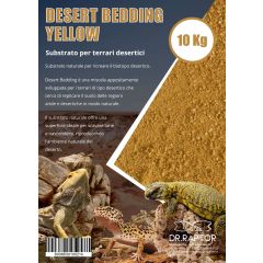 Dr.Raptor Desert Bedding Yellow 10KG - Substrato per terrari desertici