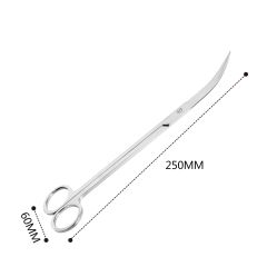 Forbice Elbow Cut 25cm - Forbice da acquascaping "Punta Curva"