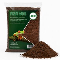 Dr.Raptor Peat Soil 40 Litri – Torba di Sfagno per Terrari Tropicali