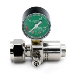 Riduttore di pressione per bombole CO2 ricaricabili